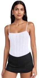 COUCOU The Thong Bodysuit Black XS at Shopbop