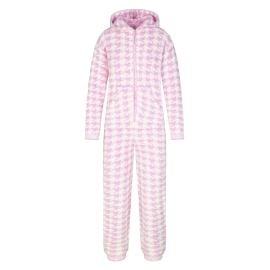 COZY KNIT UNISEX ONESIE PETAL HOUNDSTOOTH at Skims