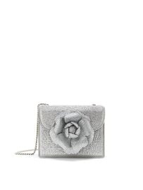 CRYSTAL SWAROVSKI MINI TRO BAG at Oscar de la renta