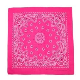 CTM Cotton Neon Paisley Bandanas Hot Pink Target at Target