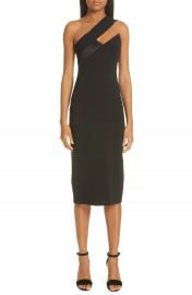 CUSHNIE Asymmetrical Cutout Pencil Dress   Nordstrom at Nordstrom