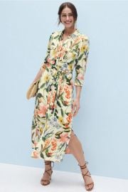 Caballero Azura Floral Printed Midi Dress at Rent the Runway