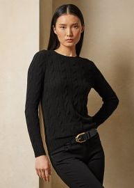 Cable-Knit Cashmere Sweater at Ralph Lauren