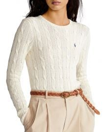 Cable Knit Cashmere Sweater by Polo Ralph Lauren at Bloomingdales