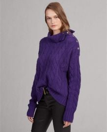 Cable-Knit Turtleneck Sweater at Ralph Lauren