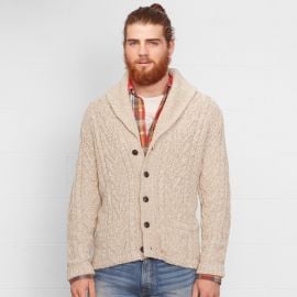 Cabled Shawl Collar Cardigan at Ralph Lauren