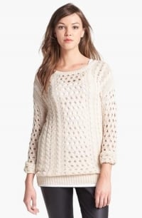 Cabled Sweater by Halogen at Nordstrom