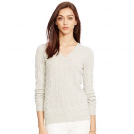 Cabled sweater at Ralph Lauren