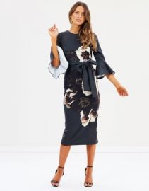 Caboodle Sleeve Midi Dress at The Iconic