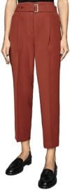 Cacey Pleated Front Trousers by Reiss at Rue La La