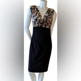 Cache Dresses Cacheblackcheetah Print Empire Dress Poshmark at Poshmark
