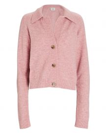 Cade Wool-Blend Polo Cardigan at Intermix