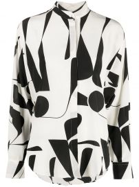 Cade geometric print blouse at Farfetch