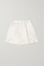 Caden Duchesse-Satin Shorts by Alex Perry at Net A Porter