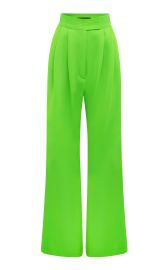 Cadence Satin-Crepe Wide-Leg Pants By Alex Perry at Moda Operandi