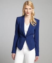 Cadet Blue Blazer by Bcbgmaxazria at Bluefly