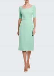 Cady 1/2-Sleeve Sheath Dress at Bergdorfgoodman