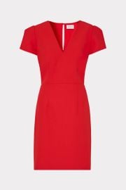 Cady Atalie Dress in Red MILLY at Milly