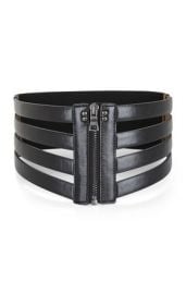 Cage zip waist belt at Bcbg