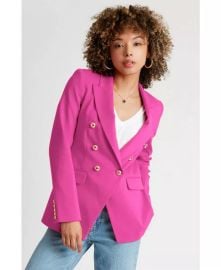 Caldwell Collection Womens Pauline Double Breasted Luxury Blazer - Macys at Macys