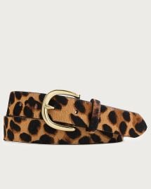 Calf hair belt in leopard at J. Crew