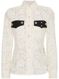 Calvin Klein 205W39nyc Lace Long Sleeve Shirt at Farfetch