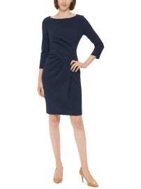 Calvin Klein Boatneck Midi Dress at Shop Simon