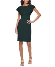 Calvin Klein Capelet Sheath Dress Reviews - Dresses - Women - Macys at Macys