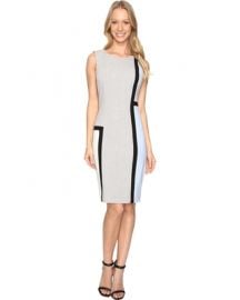 Calvin Klein Color Block Sheath Dress at Amazon