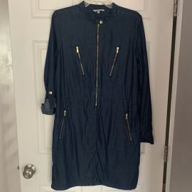 Calvin Klein Dresses Calvin Klein Denim Dress With Zipper Details Poshmark at Poshmark