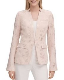 Calvin Klein Floral Jacquard Blazer Women - Bloomingdale s at Bloomingdales