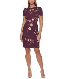 Calvin Klein Floral-Print Sheath Dress Reviews - Dresses - Women - Macys at Macys