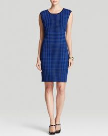 Calvin Klein Houndstooth Sweater Dress at Bloomingdales