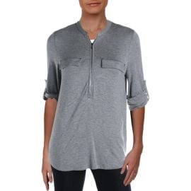 Calvin Klein Jersey Half zip Henley at Walmart