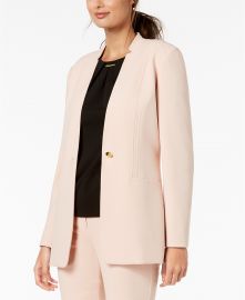 Calvin Klein One Button Blazer at Macys