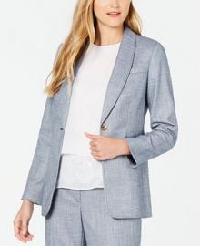 Calvin Klein One-Button Shawl-Collar Blazer    Reviews - Jackets   Blazers - Women - Macy s at Macys