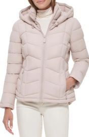 Calvin Klein Packable Chevron Quilt Puffer Jacket at Nordstrom Rack