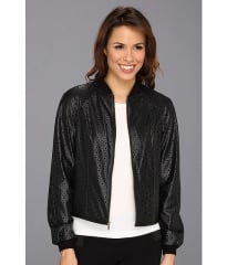 Calvin Klein Perforated Bomber Jacket M3JCU109 Black at 6pm