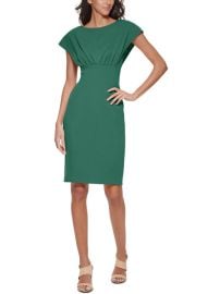 Calvin Klein Petites Womens Pleated Polyester Sheath Dress Shop Premium Outlets at Shop Simon