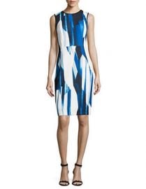 Calvin Klein Plus Printed Sheath Dress at Lord & Taylor