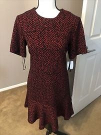 Calvin Klein Plus Size 3 Ruffled High-Low Midi Dress eBay at eBay