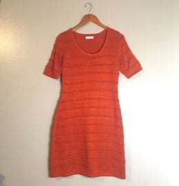 Calvin Klein Sweater Bandage Dress at eBay