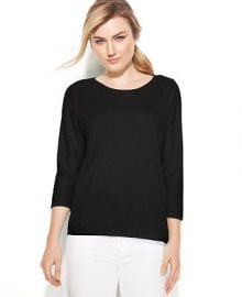 Calvin Klein Three-Quarter-Sleeve Dolman Sweater at Macys