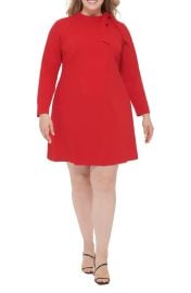 Calvin Klein Tie Neck Scuba Crepe Sheath Dress at Nordstrom Rack