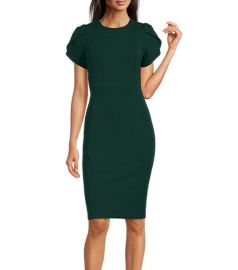 Calvin Klein Tulip Sleeve Dress at Dillards