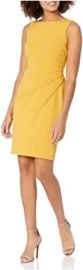 Calvin Klein Women39s Sleeveless Sheath Dress with Starburst Detail at  Womens Clothing store at Amazon