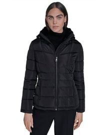 Calvin Klein Women39s Stand Collar Lined Puffer Jacket - Macy39s at Macys