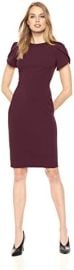 Calvin Klein Women39s Tulip Sleeved Sheath Dress at Womens Clothing store at Amazon