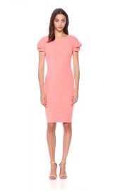 Calvin Klein Womens Solid Puff-Sleeve Sheath Dress at Amazon