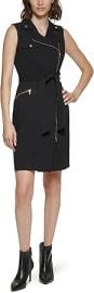 Calvin Klein Womenx27s Scuba Crepe Motto Dress at Womens Clothing store at Amazon